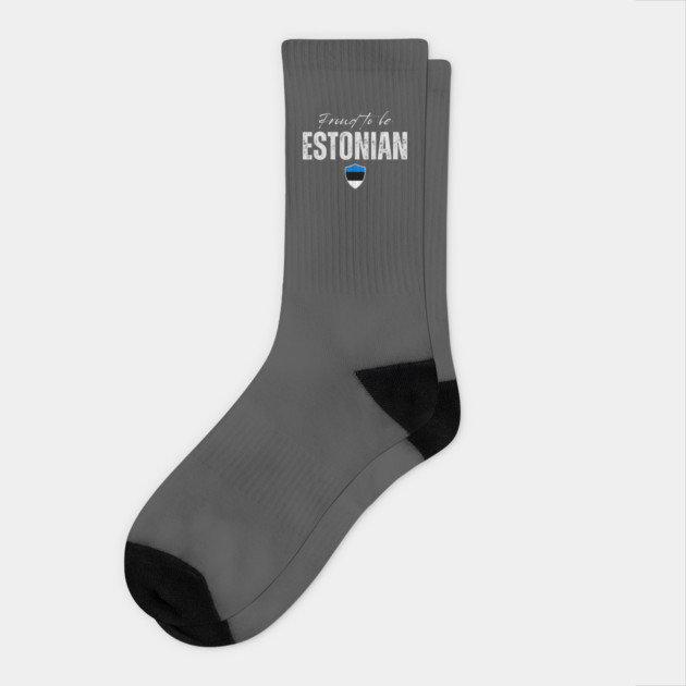 Proud estonian, Estonia flag Socks by eka123