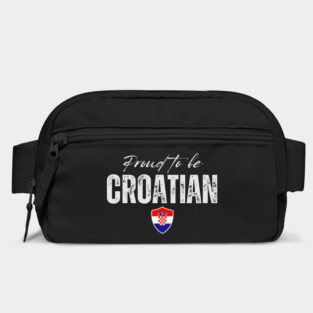 Proud Croatian, Croatia flag Bag