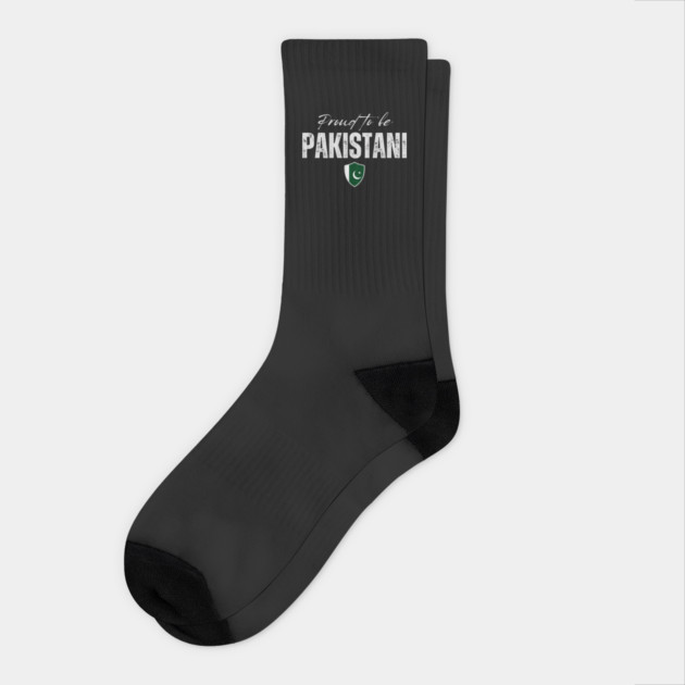Proud pakistani, Pakistan flag Socks by eka123
