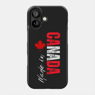 Proud canadian, Canada flag Phone Case