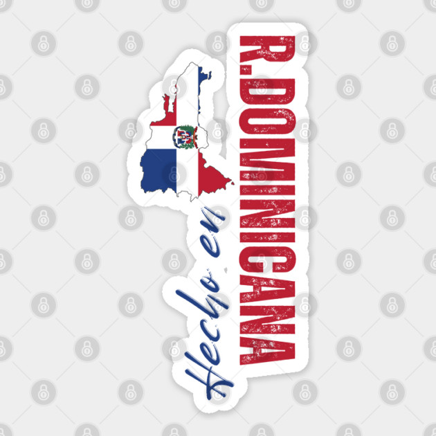Proud dominican, Dominican Republic flag Sticker by eka123