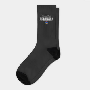 Proud armenian, Armenia flag Socks