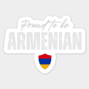 Proud armenian, Armenia flag Magnet