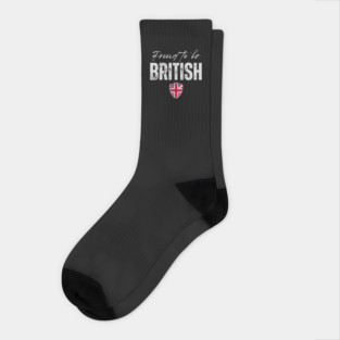 Proud british, United kingdom flag Socks
