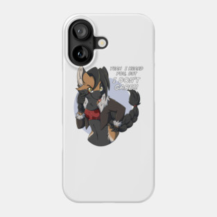 Yeah I heard you, but I dont care! - Roxy - Fox - Kitsune Phone Case