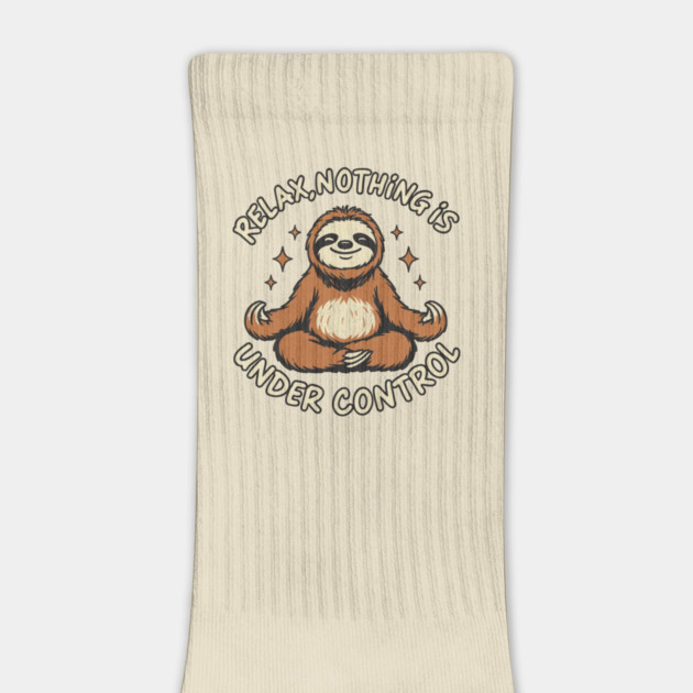 Relax Nothing Is Under Control Chaos Sarcasm Chill Vibes by Anticorporati