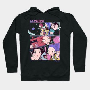 Huntrix Kpop Demon Hunters, KPDH Tshirt, Huntrix  Mira, Rumi, Zoey, Huntrix fan Hoodie