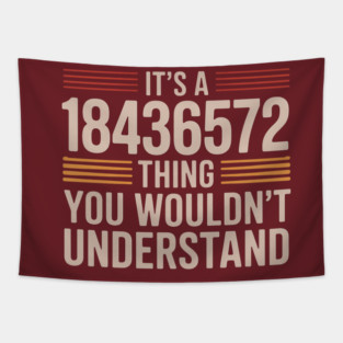 It's A 18436572 Thing V8 Engine Classic Muscle Car Guy Tapestry