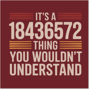 It's A 18436572 Thing V8 Engine Classic Muscle Car Guy Posters and Art