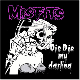 Vintage Rock Misfits Band Albums Punk Tour Logo Posters and Art