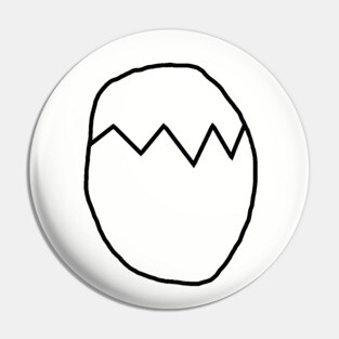 Minimal Easter Egg Pin