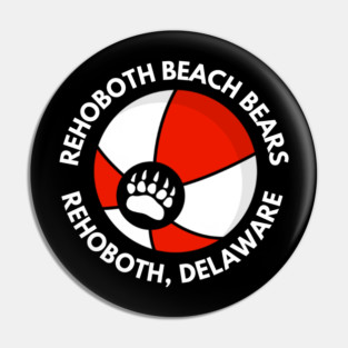 Rehoboth Beach Bears Ball Logo Pin