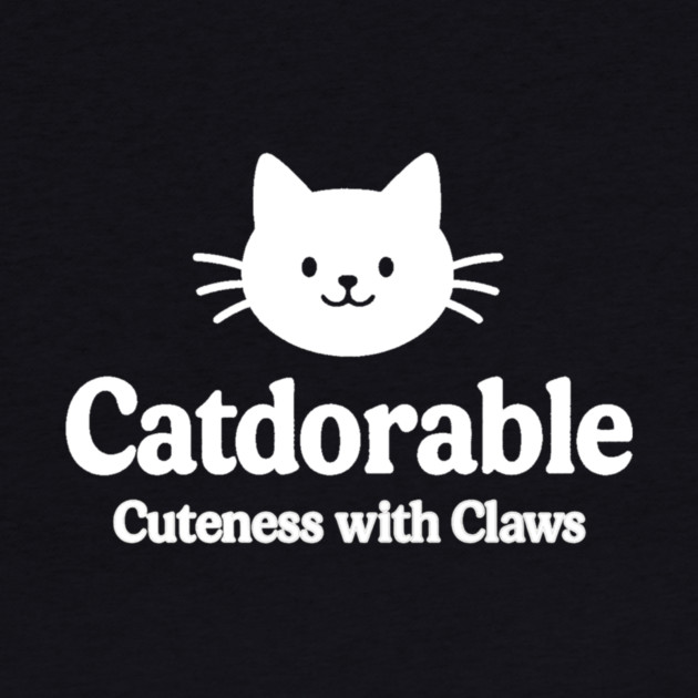 Catdorable Cuteness With Claws Cat Lovers Gift by Douglas's Store 5