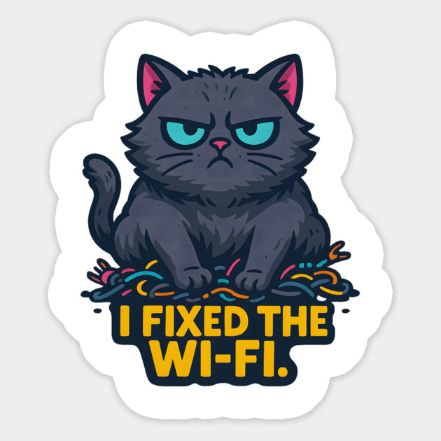 I Fixed the Wi-Fi. Magnet by meowsterpaws