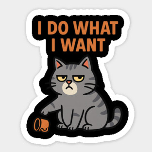 I Do What I Want Magnet