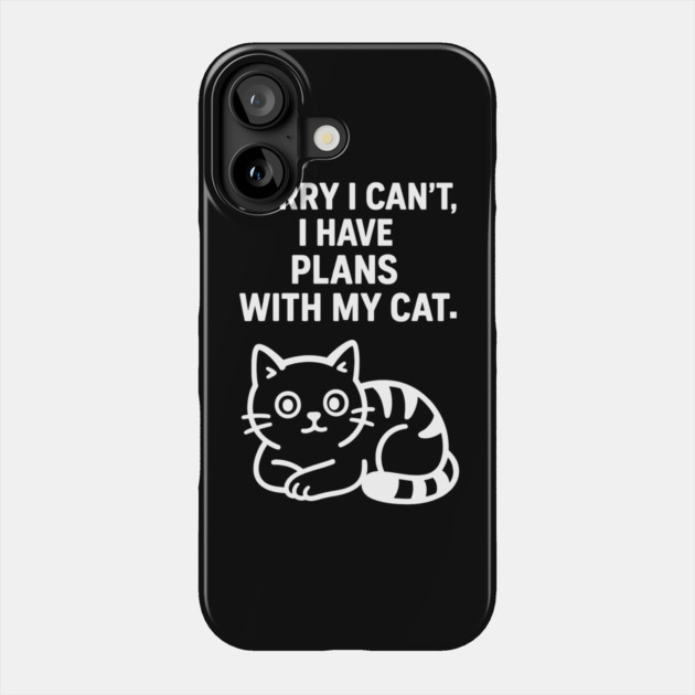 Funny Cat Lovers Gift Phone Case by Douglas's Store 5