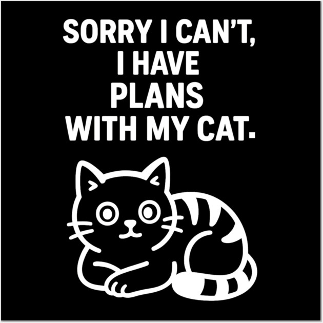 Funny Cat Lovers Gift Wall Art by Douglas's Store 5