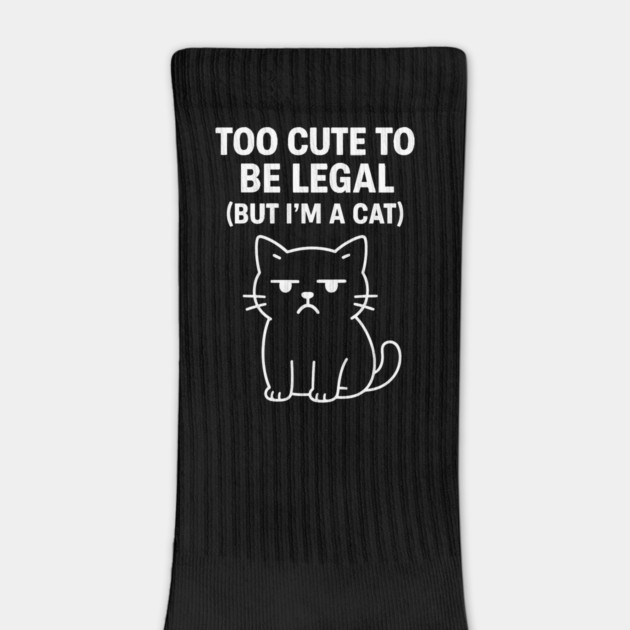 Too Cute To Be Legal Cat Lovers by Douglas's Store 5
