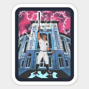 By The Power Of Pinstripes Sticker