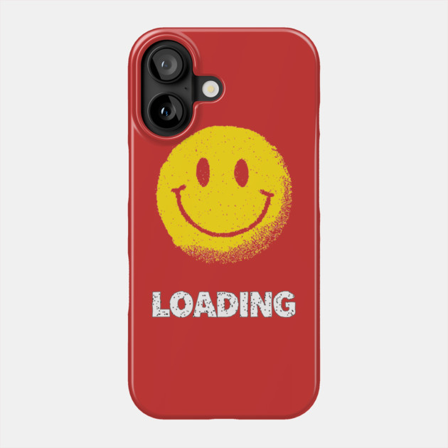 Loading Smiley - Funny Anxiety Face Phone Case by TuncGK