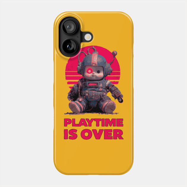Playtime Is Over - Cyberpunk Baby Phone Case by TuncGK