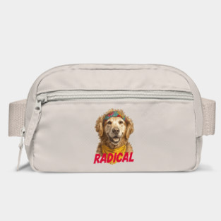 Radical 80s Golden Retriever - Funny Vintage Design Bag