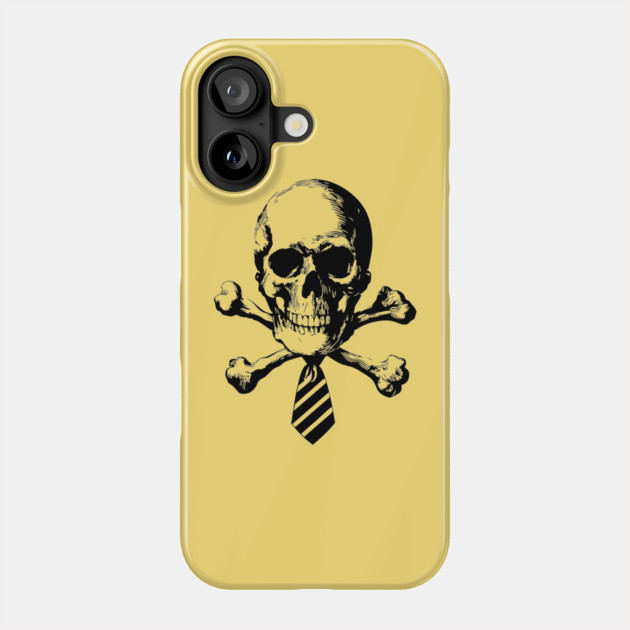 Corporate Drone - Funny Skull and Tie Phone Case by TuncGK