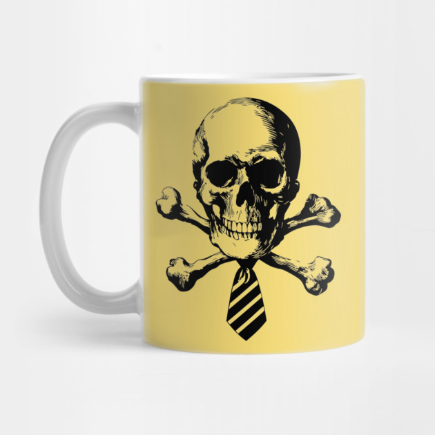 Corporate Drone - Funny Skull and Tie by TuncGK