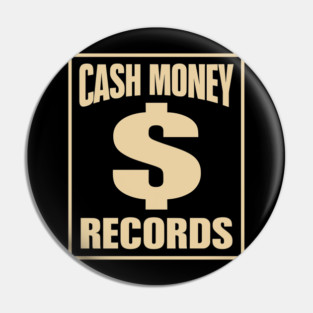 Cash Money Records Throwback Rap Logo Tee Pin
