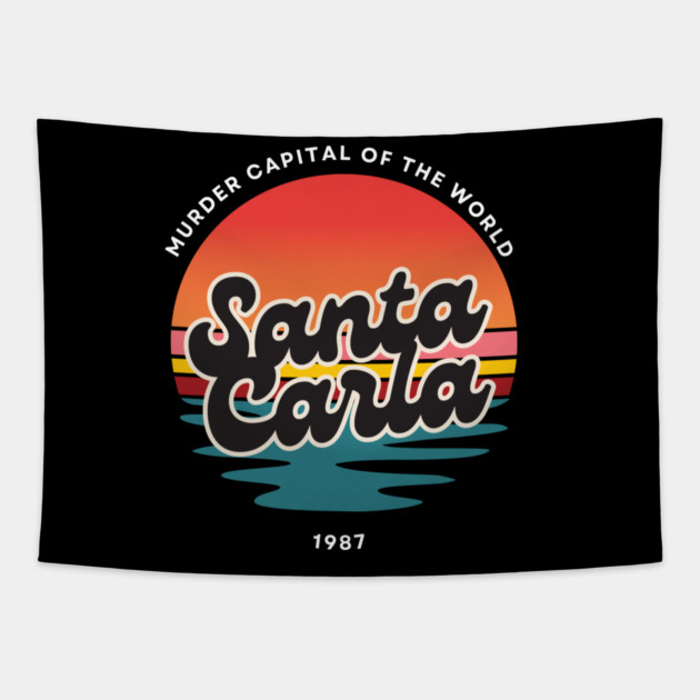 Lost Boys - Santa Carla Tapestry by Low Life Shirts