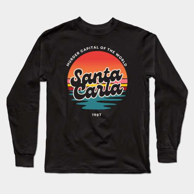 Lost Boys - Santa Carla Long Sleeve T-Shirt by Low Life Shirts