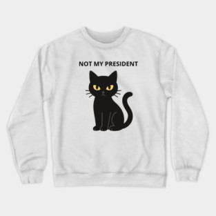 Cats-Against-Trump Crewneck Sweatshirt