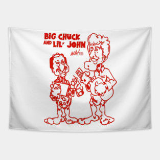 The BIG Big Chuck & Lil’ John - Cleveland Horror Host Series Tapestry