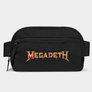 Megadeth - Gold Metallic Thrash Metal Logo Bag