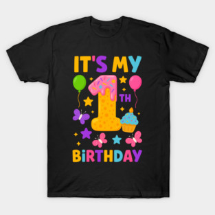 It’s My 1st Birthday Onesie Baby Milestone Design T-Shirt