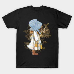 Holly Hobbie Hat And Flowers T-Shirt