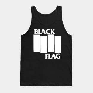 Black Flags Band Punk Music Tank Top