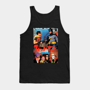 Biff! Bang! Pow! Japanese Pop Art Movie Poster Tank Top