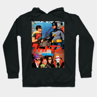 Biff! Bang! Pow! Japanese Pop Art Movie Poster Hoodie