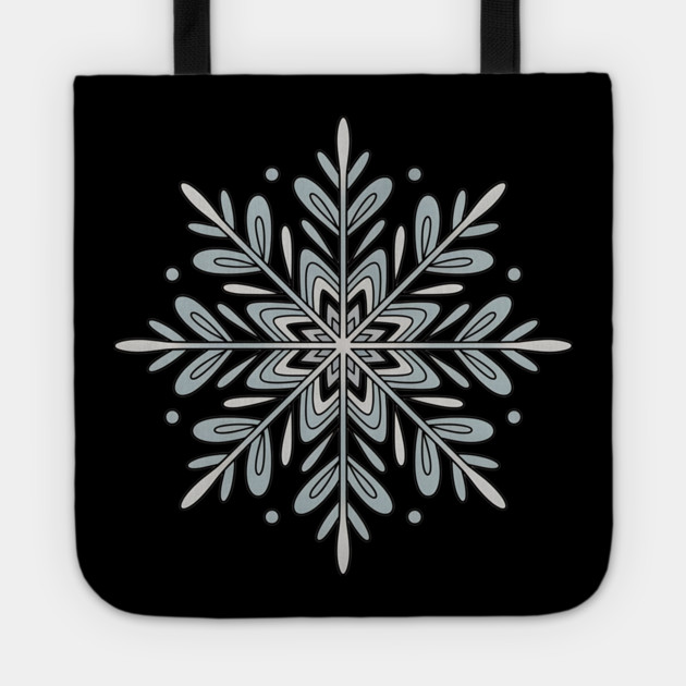 Vintage Snowflake Design for Winter Lovers Tote by BirdsnStuff