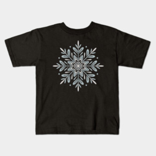 Vintage Snowflake Design for Winter Lovers Kids T-Shirt