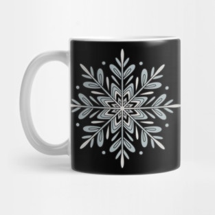 Vintage Snowflake Design for Winter Lovers Mug