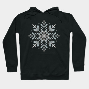 Vintage Snowflake Design for Winter Lovers Hoodie