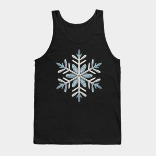 Vintage Snowflake Design for Winter Lovers Tank Top