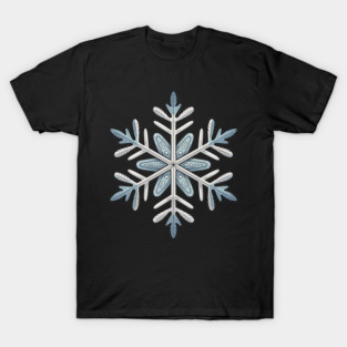 Vintage Snowflake Design for Winter Lovers T-Shirt