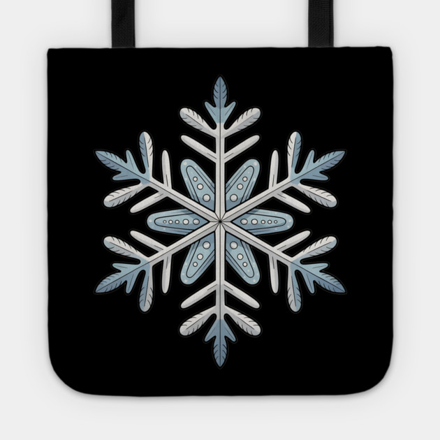 Vintage Snowflake Design for Winter Lovers Tote by BirdsnStuff