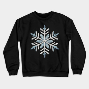 Vintage Snowflake Design for Winter Lovers Crewneck Sweatshirt