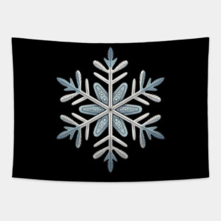 Vintage Snowflake Design for Winter Lovers Tapestry