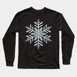 Vintage Snowflake Design for Winter Lovers Long Sleeve T-Shirt