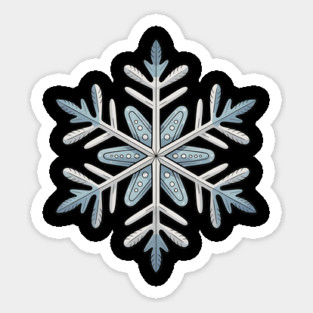 Vintage Snowflake Design for Winter Lovers Magnet